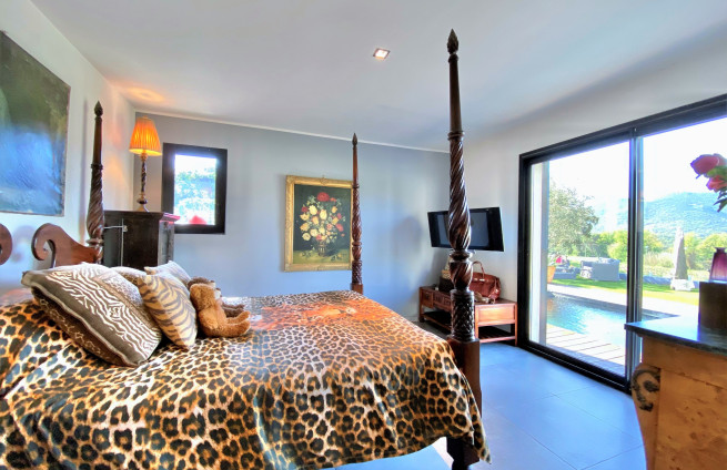 chambre-suite-vue-piscine-jardin-villa-plan-de-la-tour