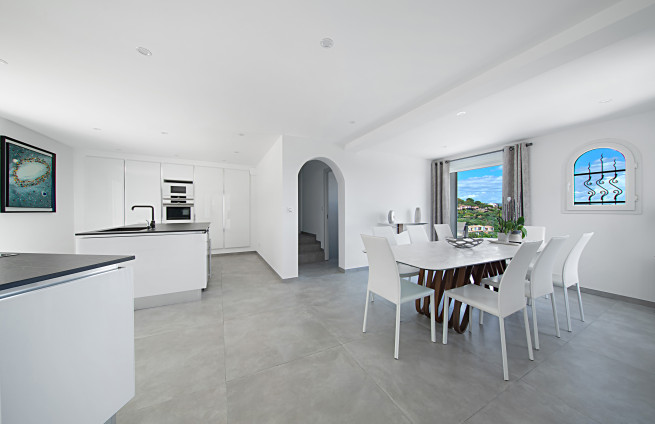 Amerikaanse keuken met kookeiland, volledig uitgerust, Villa Grimaud