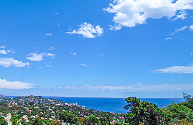 sea ​​view panorama gulf of Sainte-Maxime-Cap-Dramont