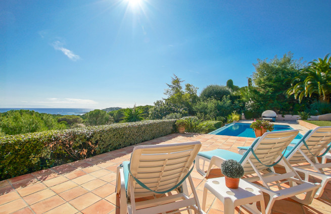 sea ​​view, swimming pool, holiday home, Gulf of Saint-Tropez