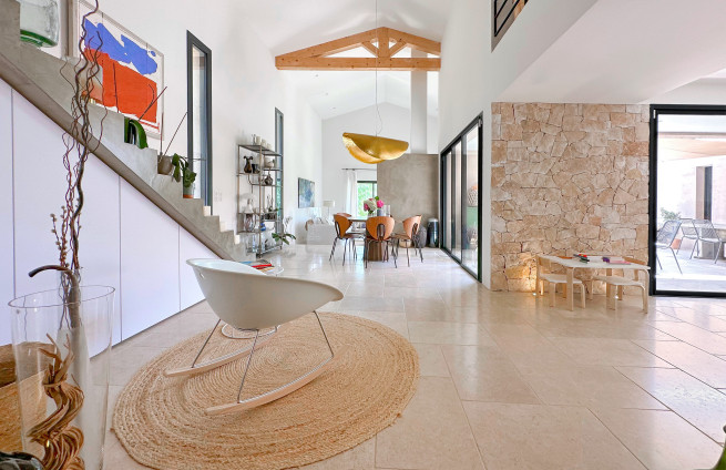 Modern interior design - architect-designed villa