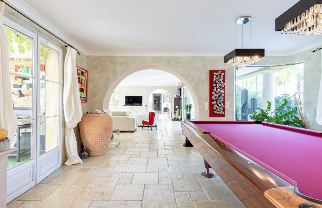 biljart villa speelkamer La Croix Valmer