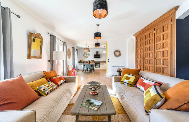 gezellige lounge met drie ruimtes - Sainte-Maxime