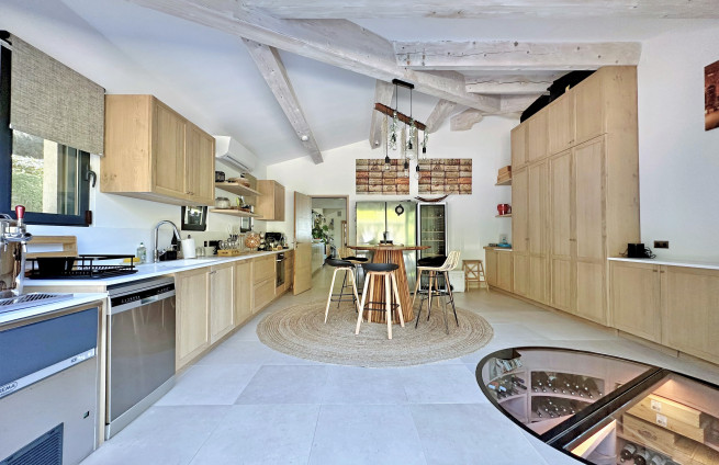 Wijnkelder met airconditioning - Villa Grimaud