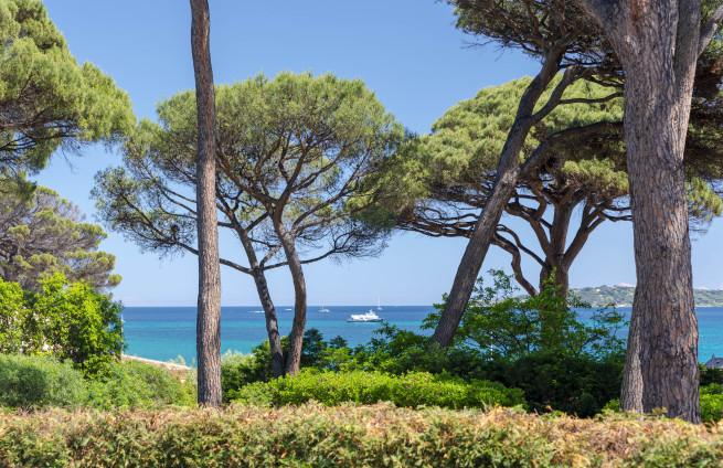 Luxe residentie met overloopzwembad en uitzicht op zee