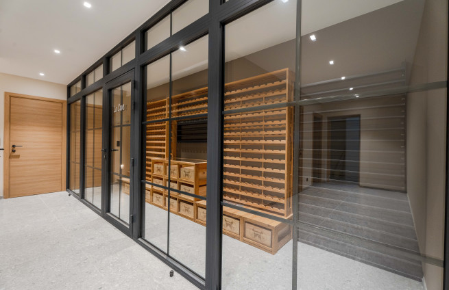 Luxe wijnkelder in de villa