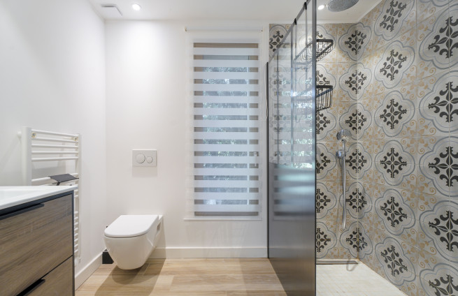 Elegant bathroom in Villa Gassin