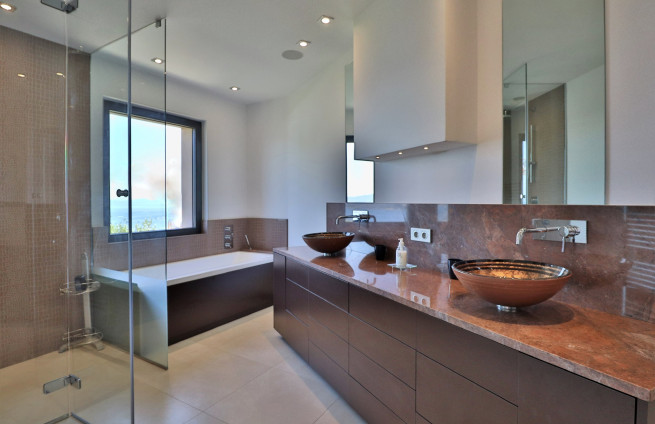 Designbadkamer - uitzonderlijke villa - Saint-Tropez