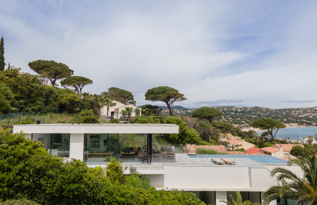 modern villa with 4 en-suite bedrooms in La Nartelle, Sainte-Maxime
