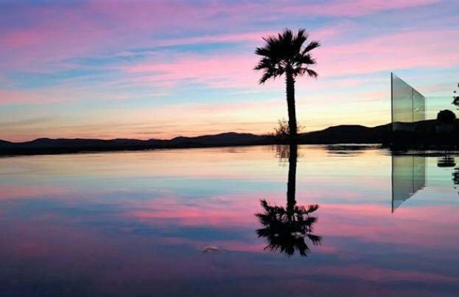 zonsondergang-palmboom-villa-beauvallon-bartole-zeezicht