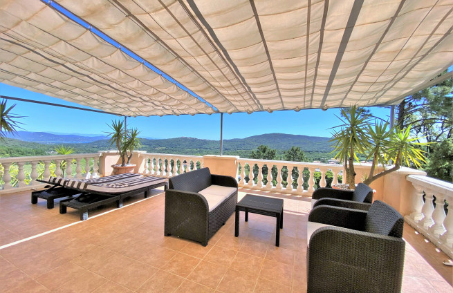 Master suite with solarium and sea view - villa for sale in La Croix-Valmer