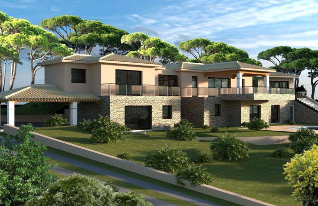 Hedendaags villaproject te koop in Saint-Tropez
